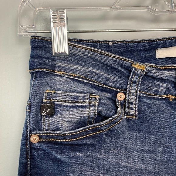 Kancan Mid Rise Skinny Stretch Jeans Size 26 Medium Wash Style KC6009GD Cut 5027 - Picture 4 of 12